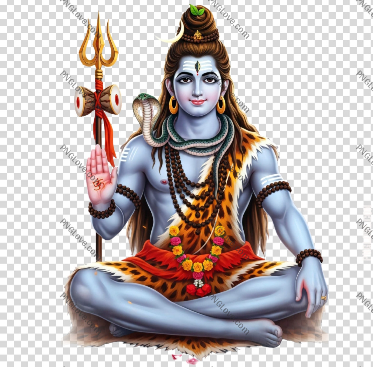 Lord Shiva Meditating PNG | HD Hindu God Image Download...