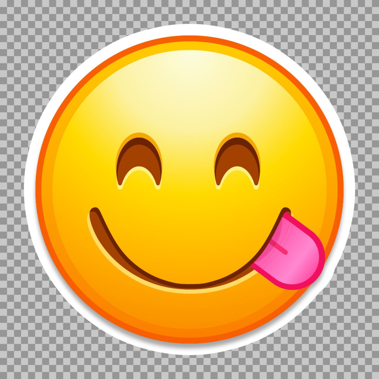 Face Savoring Food Emoji png images,take tongue out of mouth...