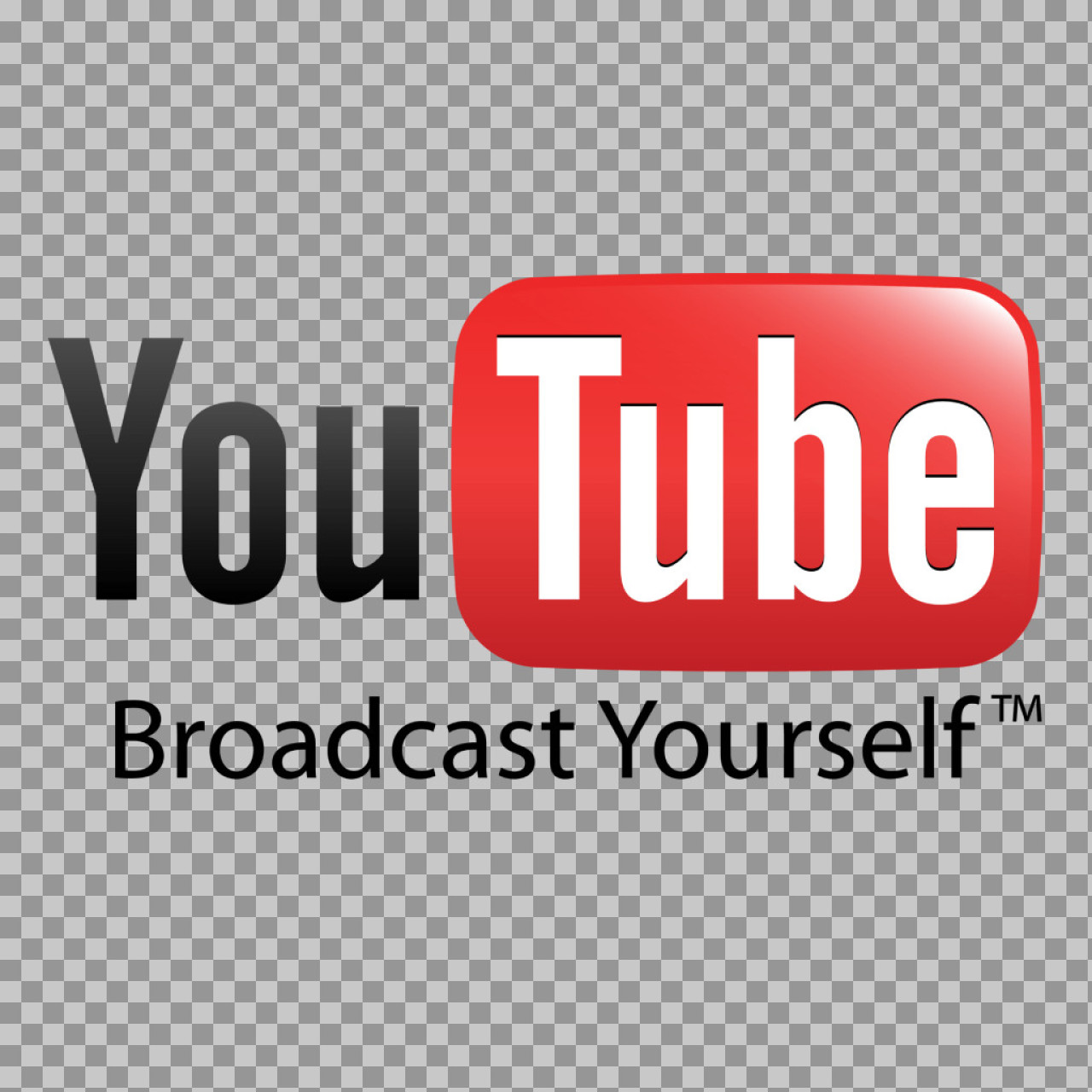 Old YouTube Logo PNG | Classic 