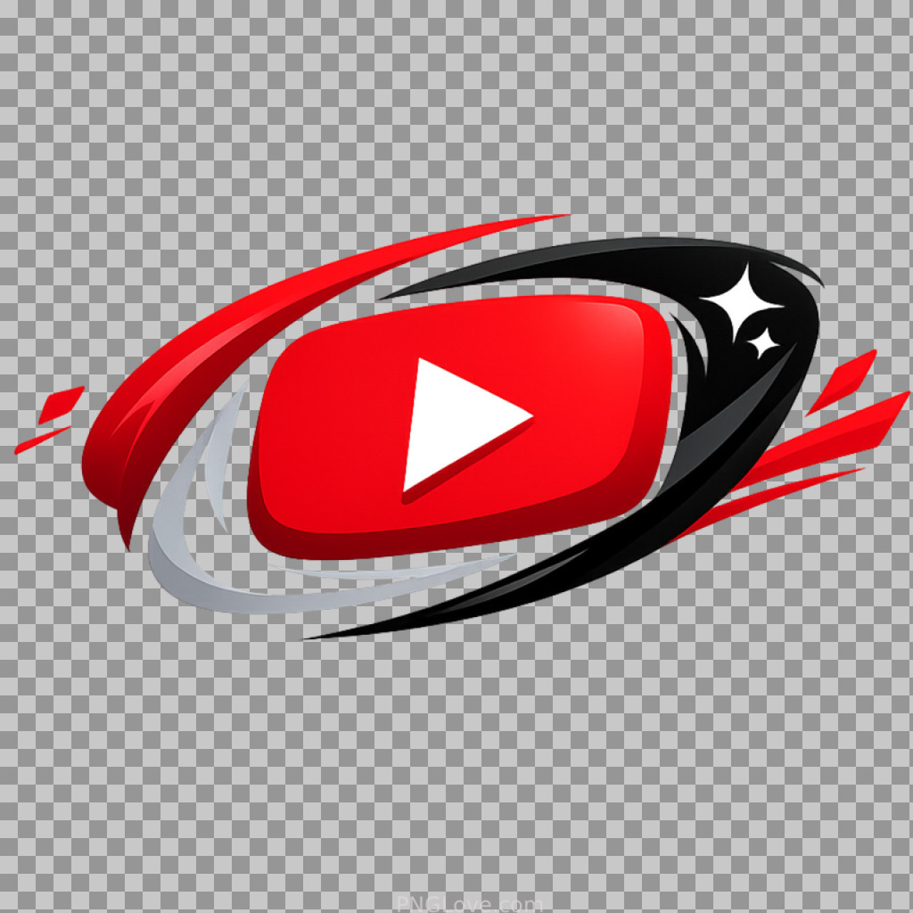 Gaming YouTube Logo PNG | Stylized Action Icon