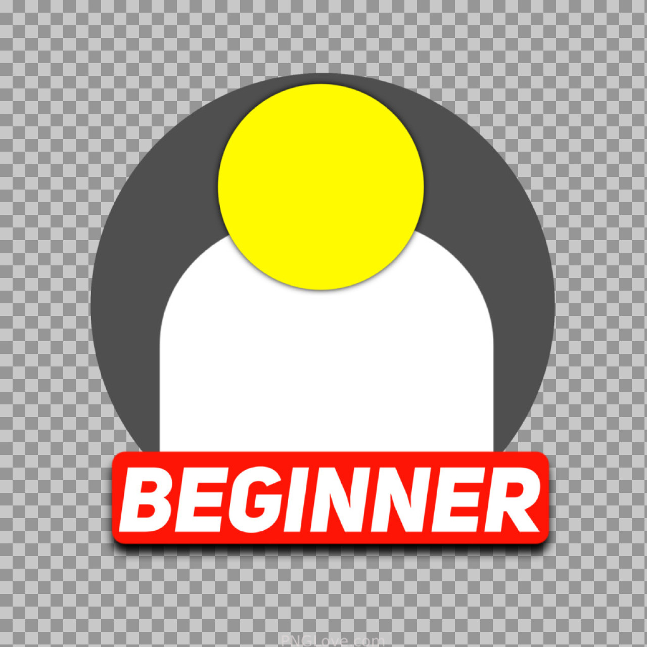 Beginner Level Icon PNG | Free Transparent User Badge...