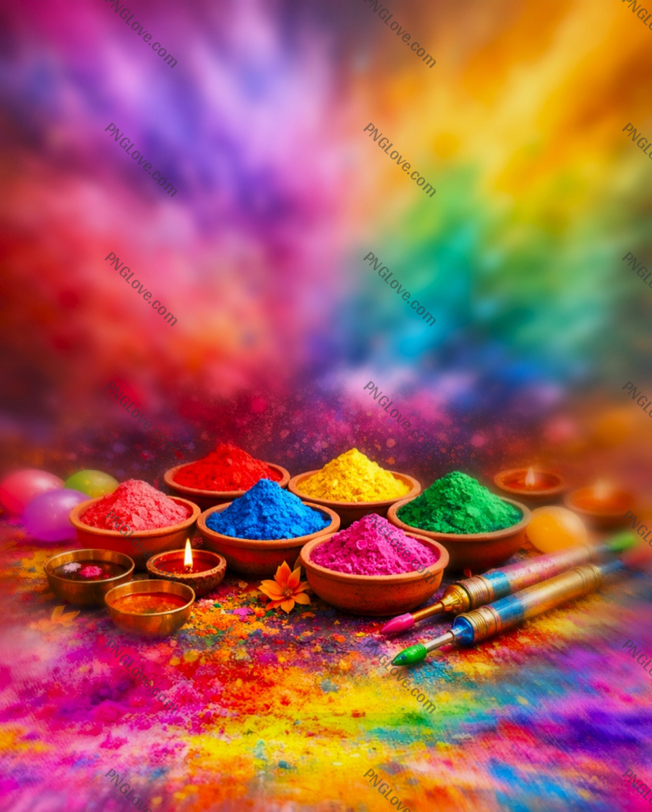 Colorful Holi Banner Background HD | Holi Poster Design Image
