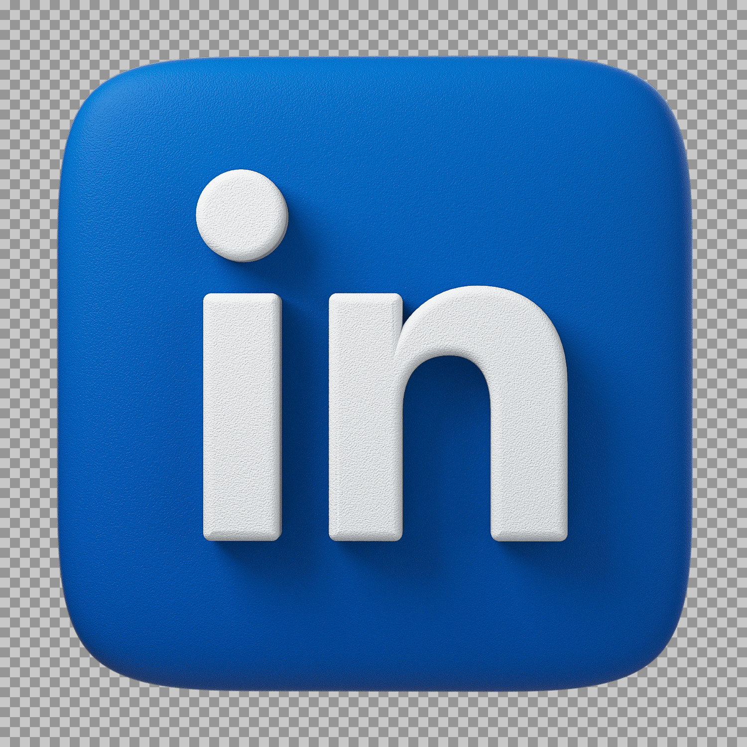 3D LinkedIn Icon PNG | Free Textured App Logo...