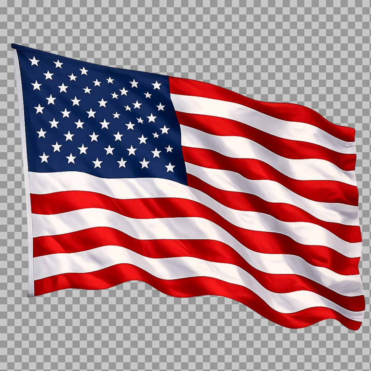 Waving American Flag PNG | Free Transparent USA Flag Graphic...