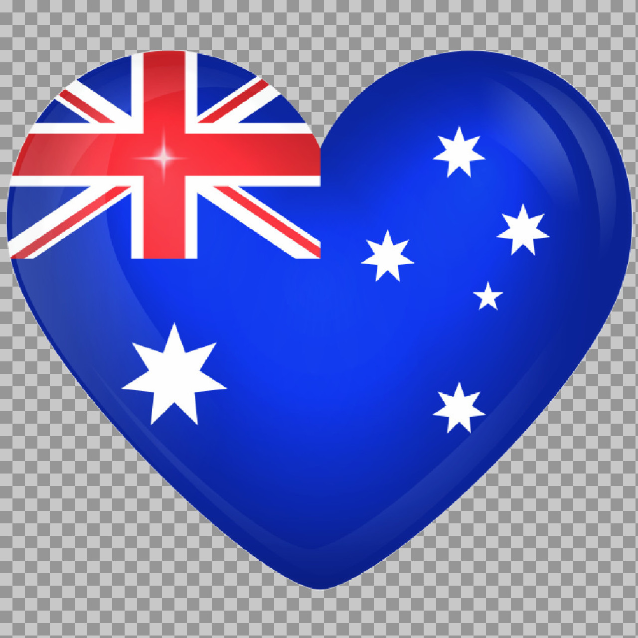 Australian Flag Heart PNG | Free Aussie Pride Icon...