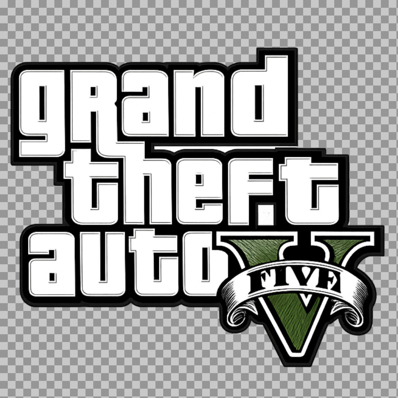 Grand Theft Auto V Logo PNG Transparent | GTA 5 Logo Download