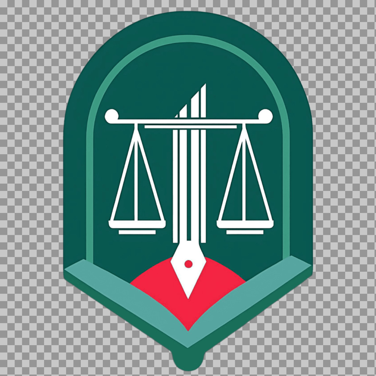 Modern Law Firm Logo | Scales of Justice & Pen Symbol...