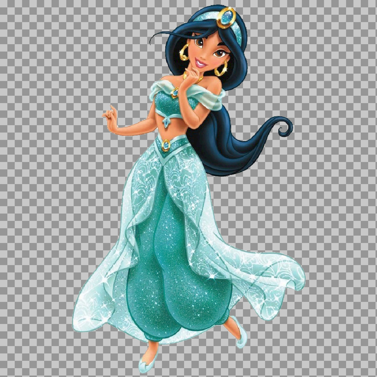 Princess Jasmine PNG | Transparent Disney Character Clipart