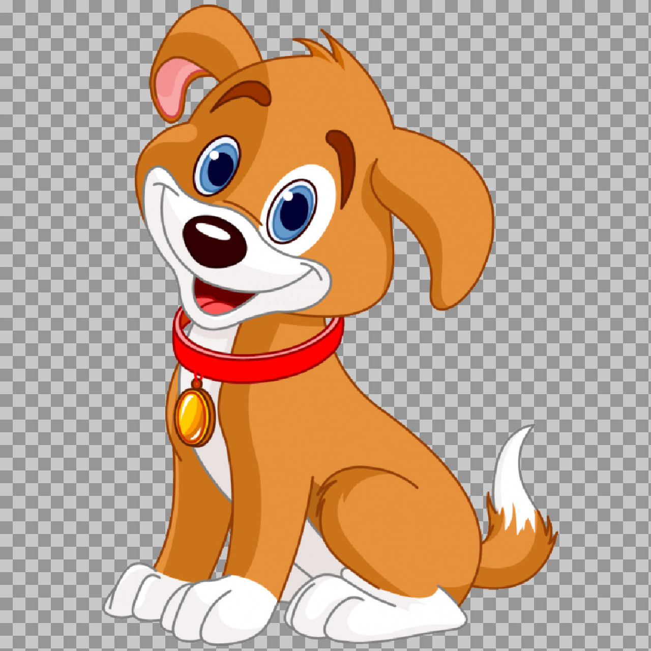 Cute Cartoon Puppy PNG | Free Dog Clipart Illustration...