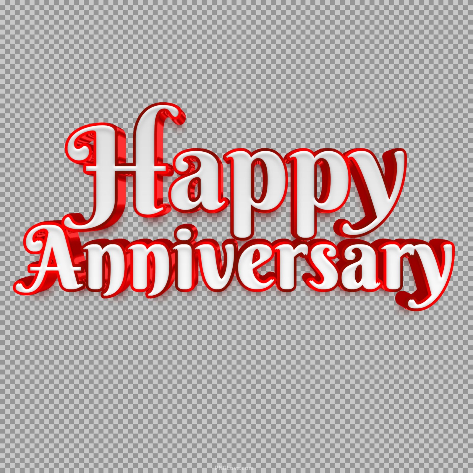 Happy anniversary PNG text image free download