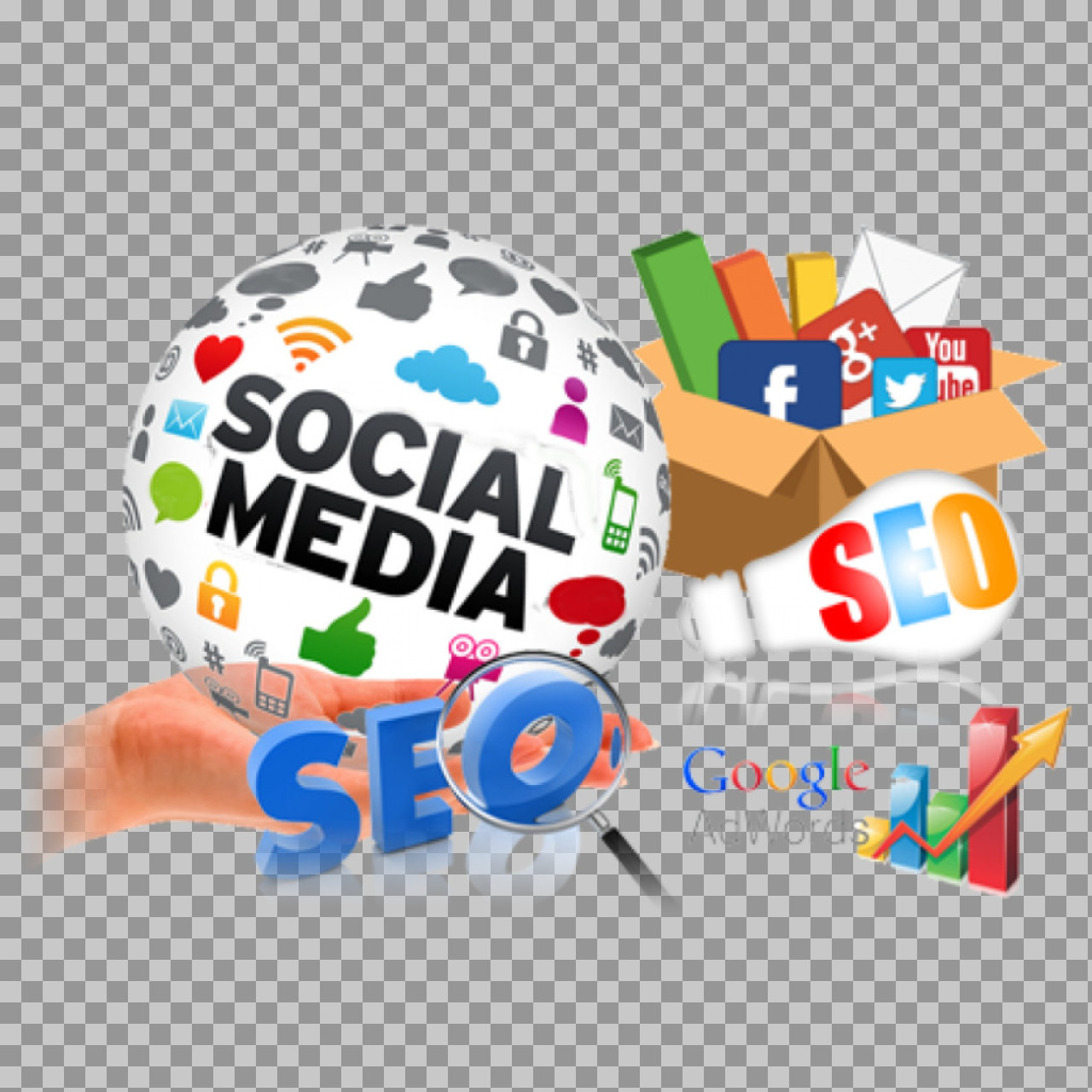 Digital Marketing & SEO Concept PNG | Free Strategy Graphic