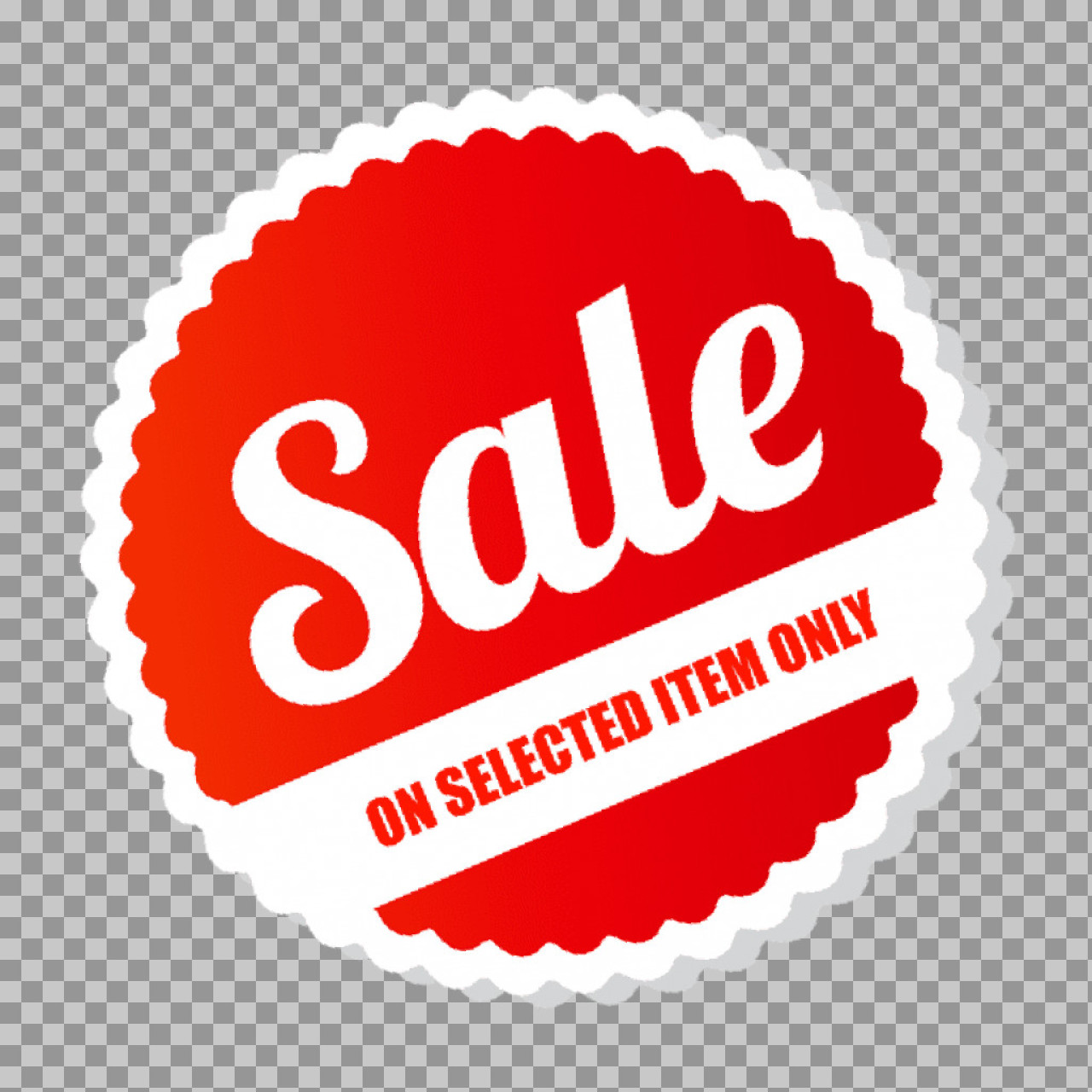 Sale Sticker for Selected Items | Free PNG Graphic