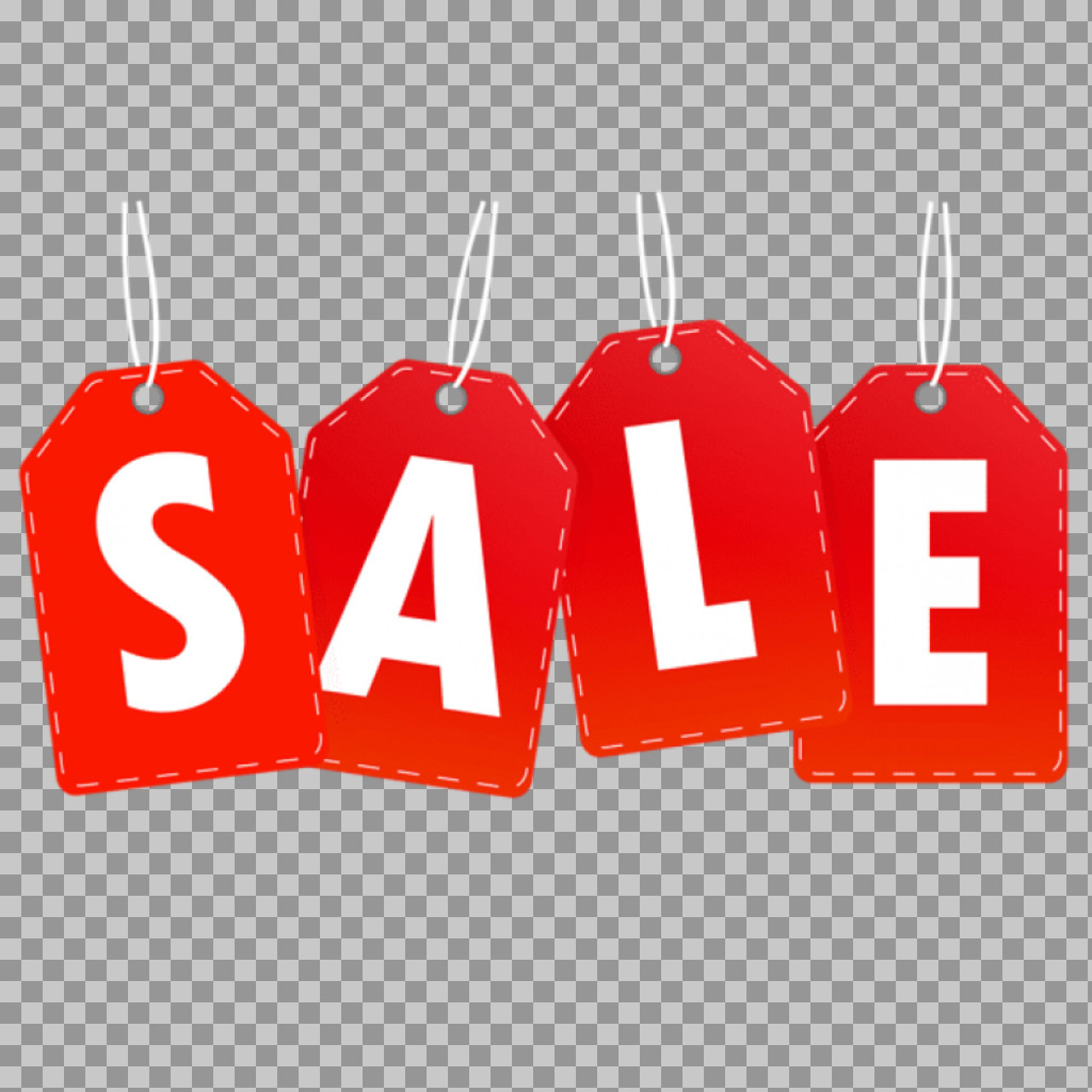 Hanging Sale Tags PNG | Free Promotional Graphic