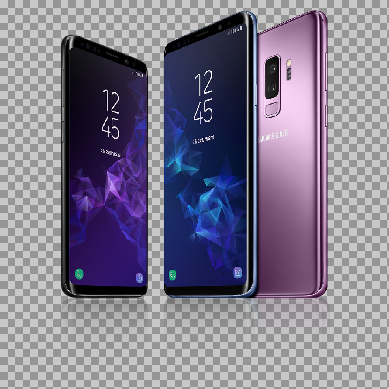 Samsung Galaxy S9 Phones PNG | Free Product Showcase Graphic...