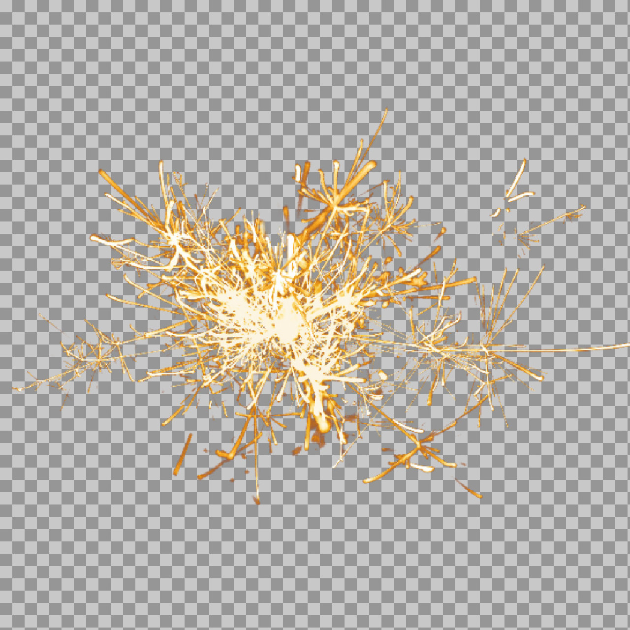 Golden Sparkler PNG | Free Festive & Celebration Clipart...