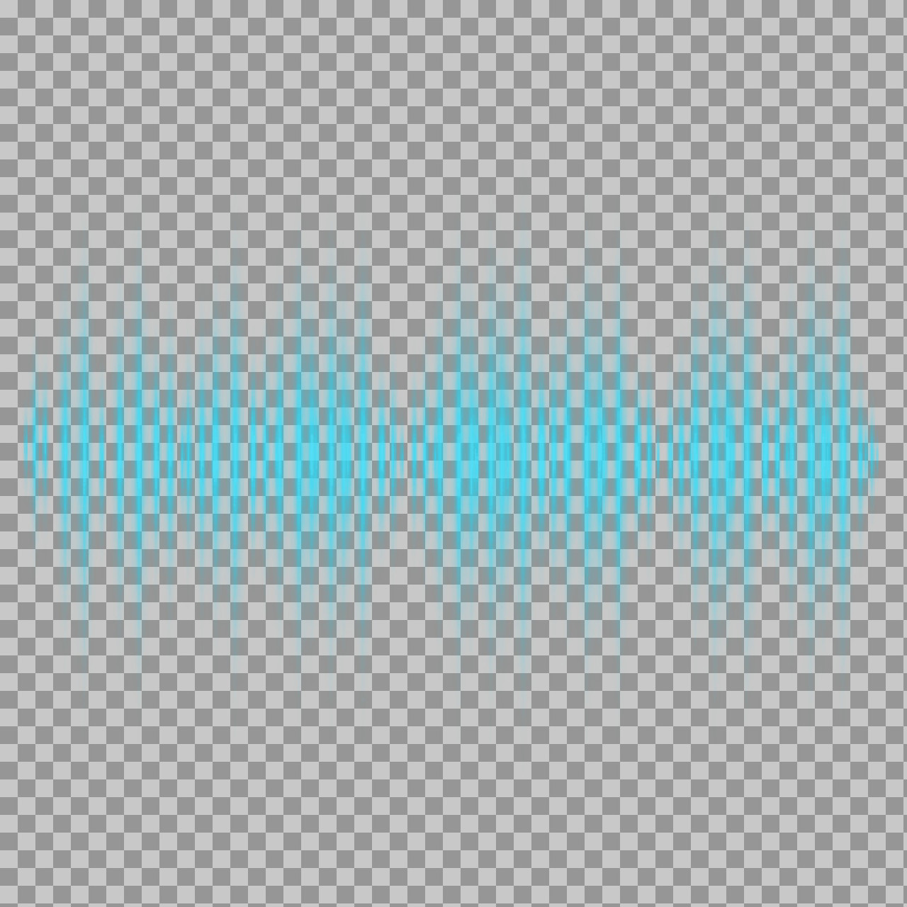 Cyan Audio Waveform PNG | Free Digital Soundwave Graphic
