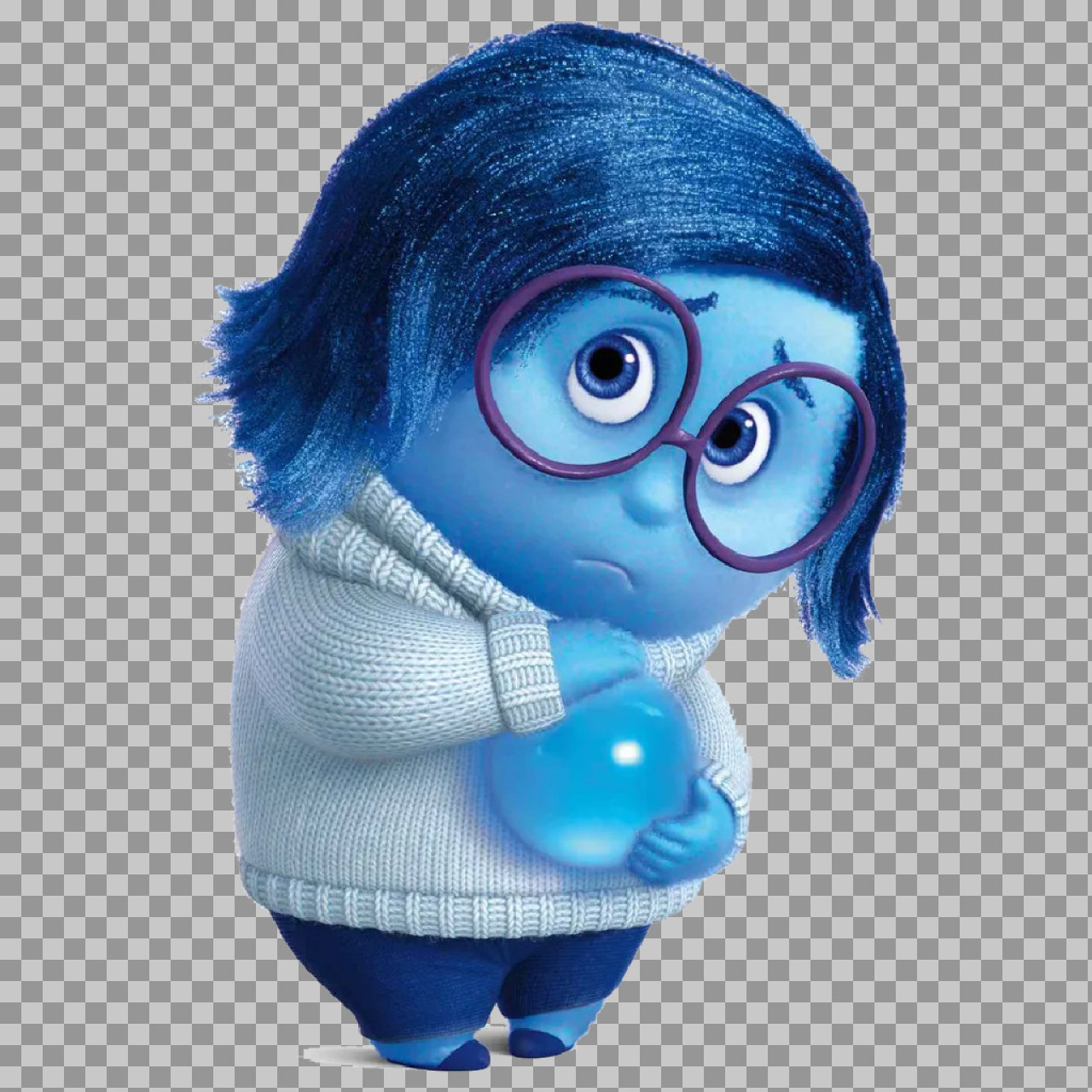 Sadness Inside Out Transparent PNG | Blue Memory Orb