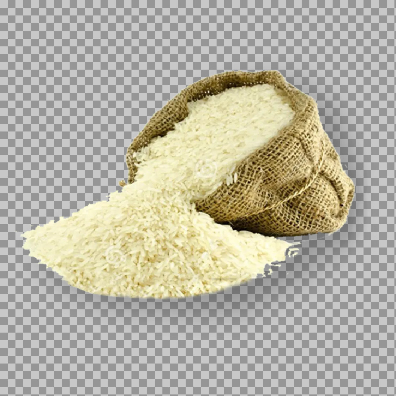 Bulk White Rice in Burlap Sack | Wholesale Grains...