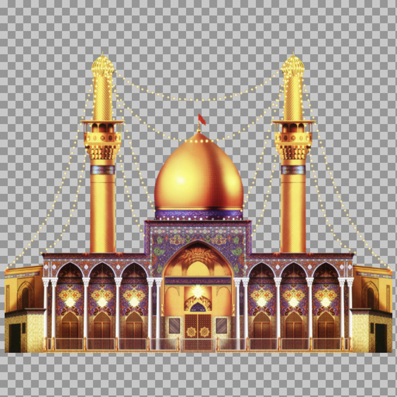 Al-Abbas Shrine, Karbala PNG Illustration | Free Download