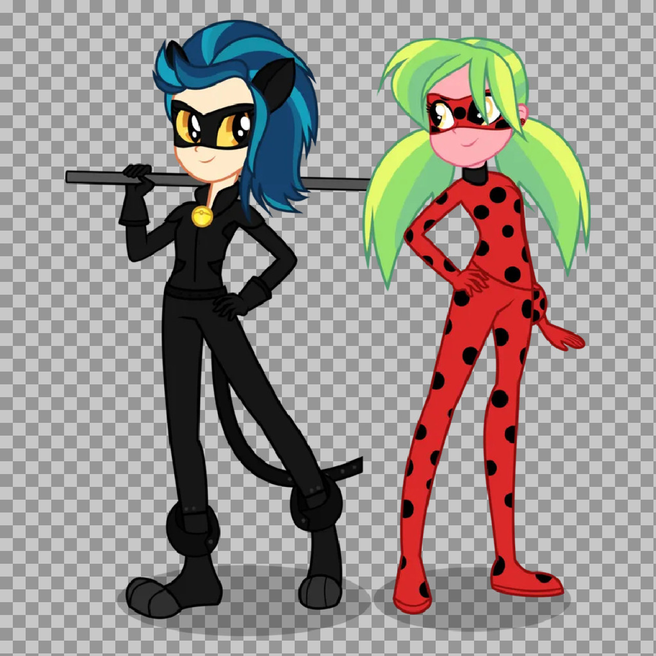 Miraculous Ladybug x Equestria Girls Crossover Art | PNG...