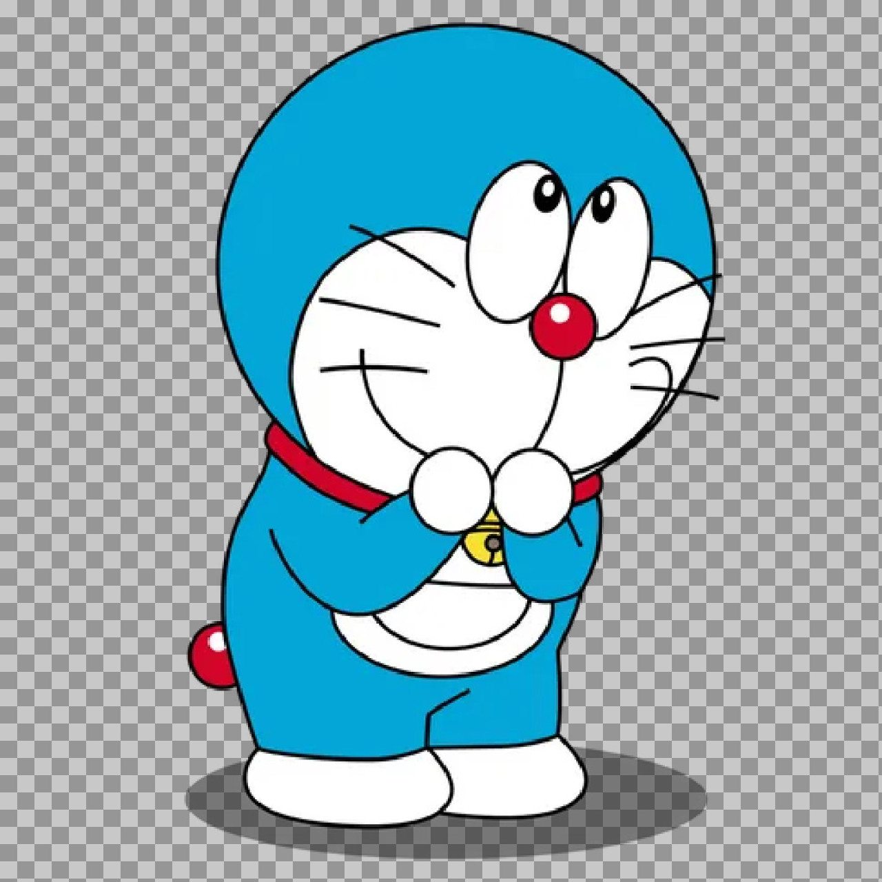 Cute Doraemon PNG | Classic Anime Character