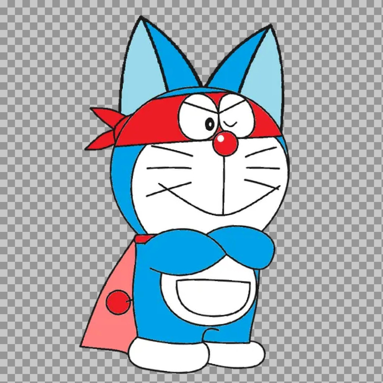 Superhero Doraemon PNG | Masked Hero Fan Art...