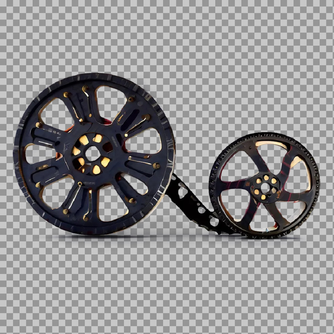 Artistic Movie Film Reel PNG | Cinema & Filmmaking Icon...