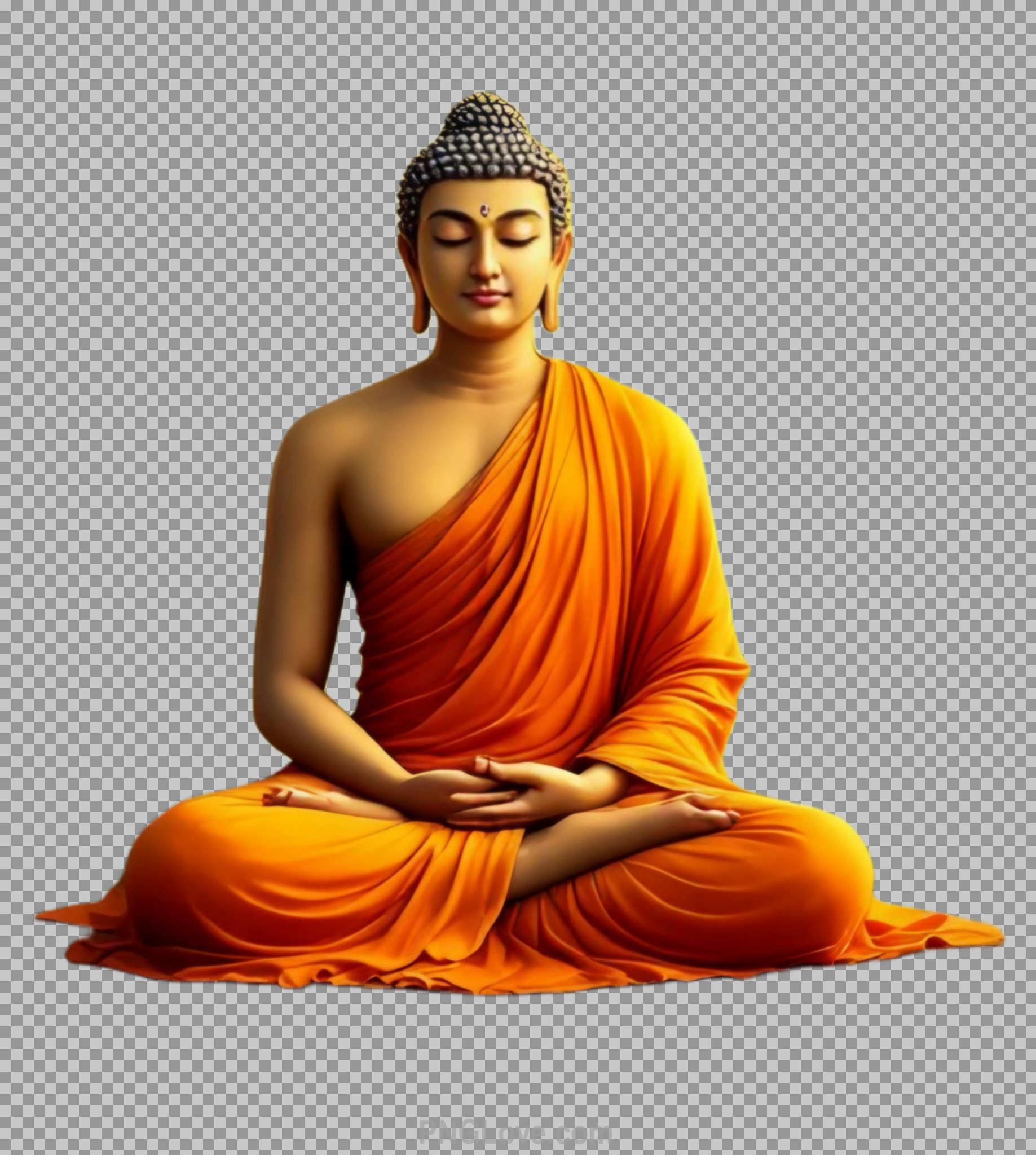 Lord Buddha PNG image download...