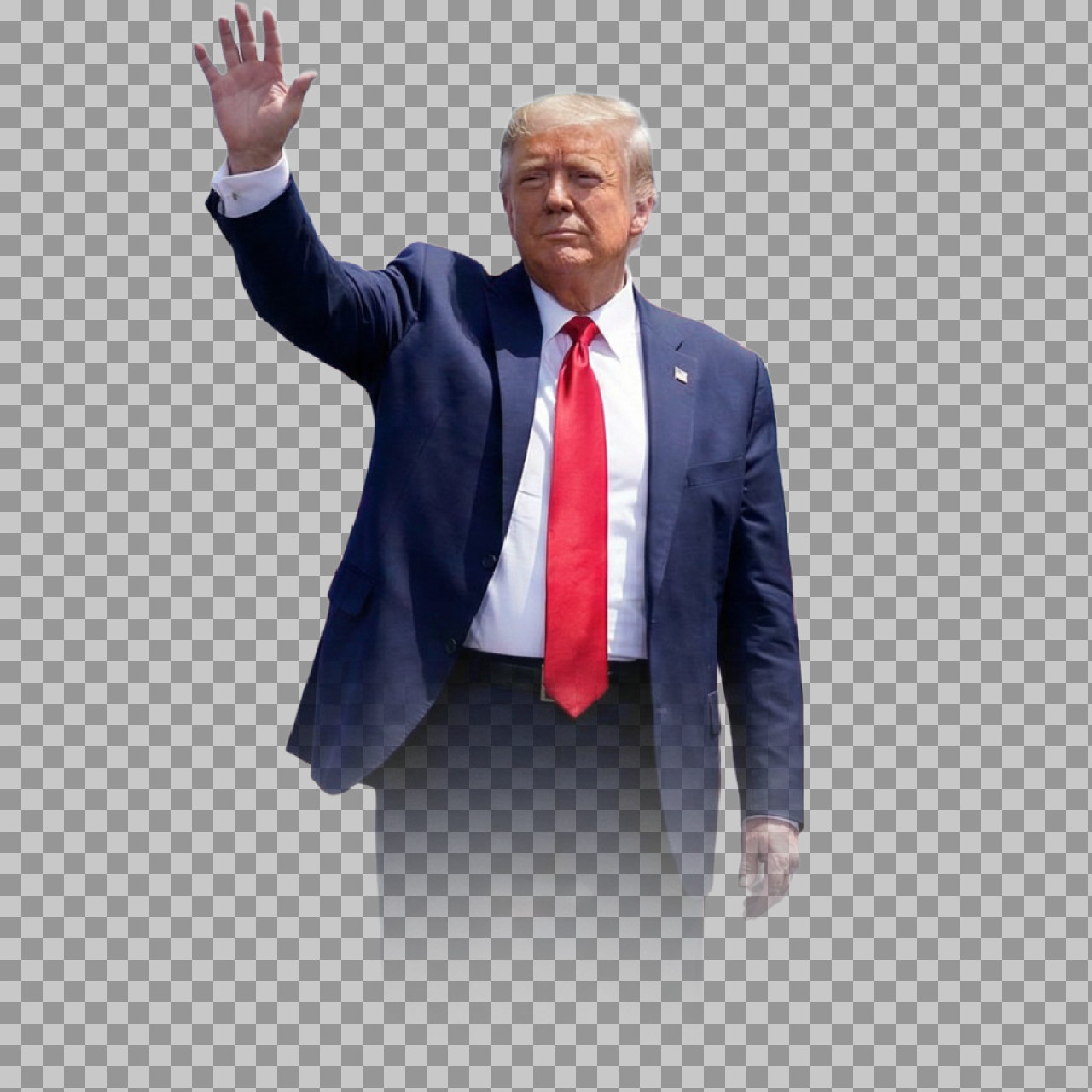 Donald Trump Waving Hand png | Transparent Background Isolated Image...