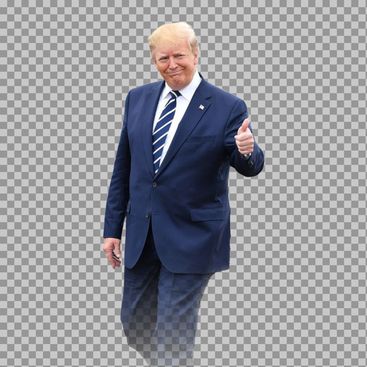 Donald Trump Thumbs Up PNG | Transparent Background Image