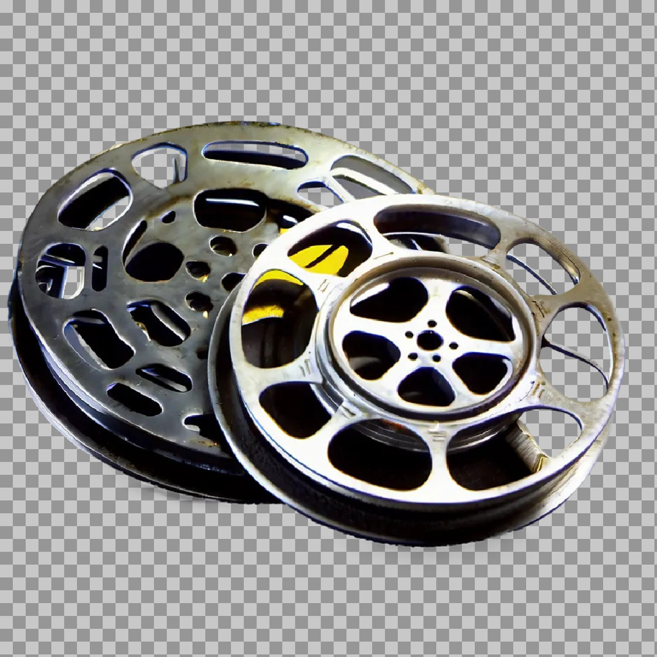 Vintage Film Reels PNG | Free Transparent Cinema Graphic