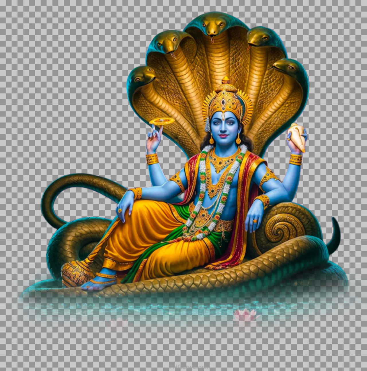 Lord Vishnu PNG transparent image free