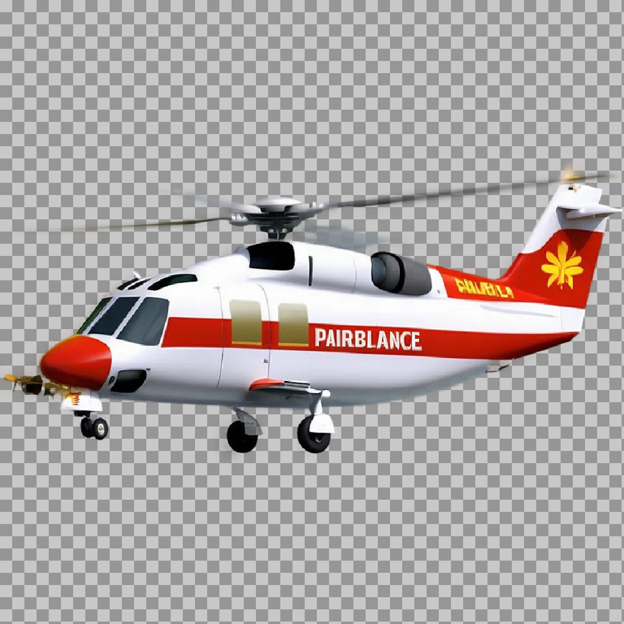Air Ambulance Helicopter PNG | Medical Rescue Illustration...