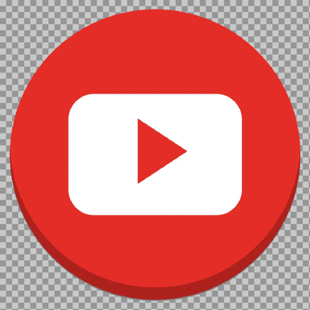 YouTube Logo Icon PNG | Red Play Button