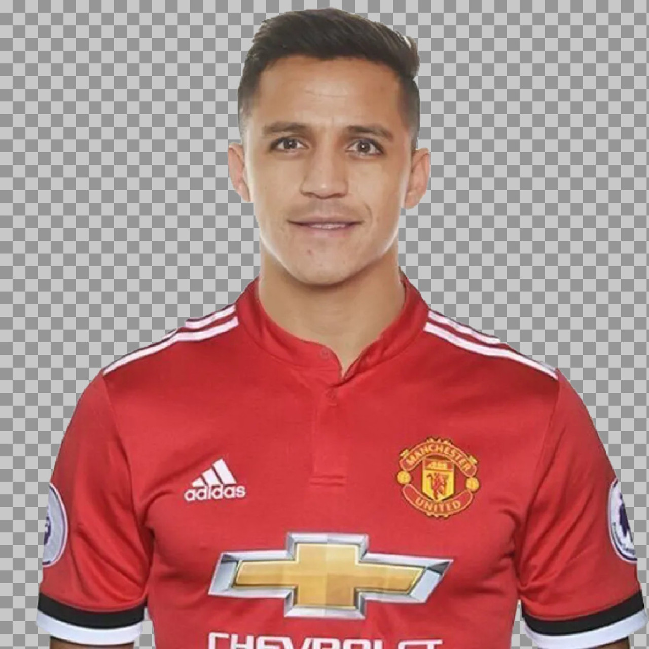 Alexis Sánchez Manchester United PNG | Transparent Footballer Portrait...