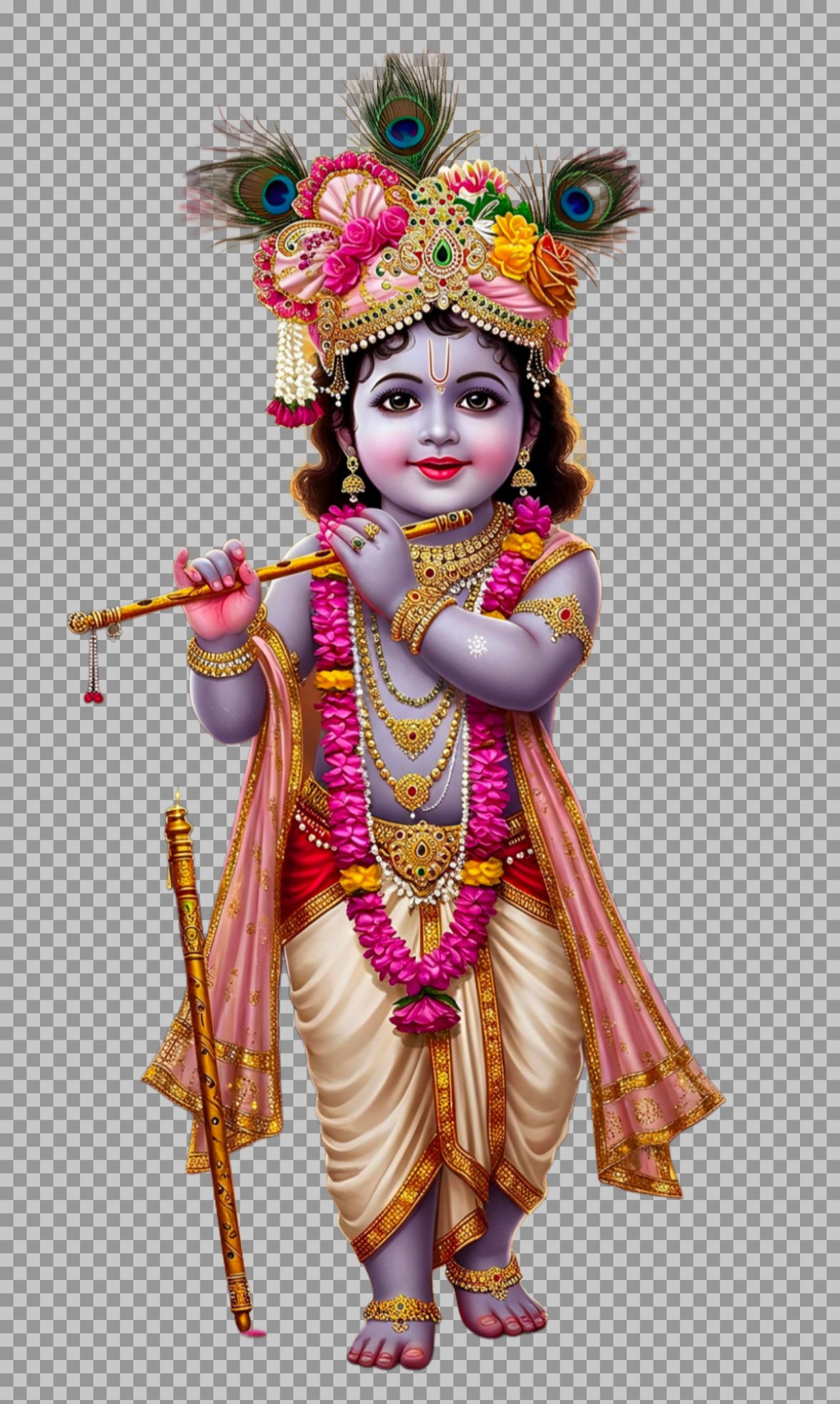 Little Krishna PNG image download