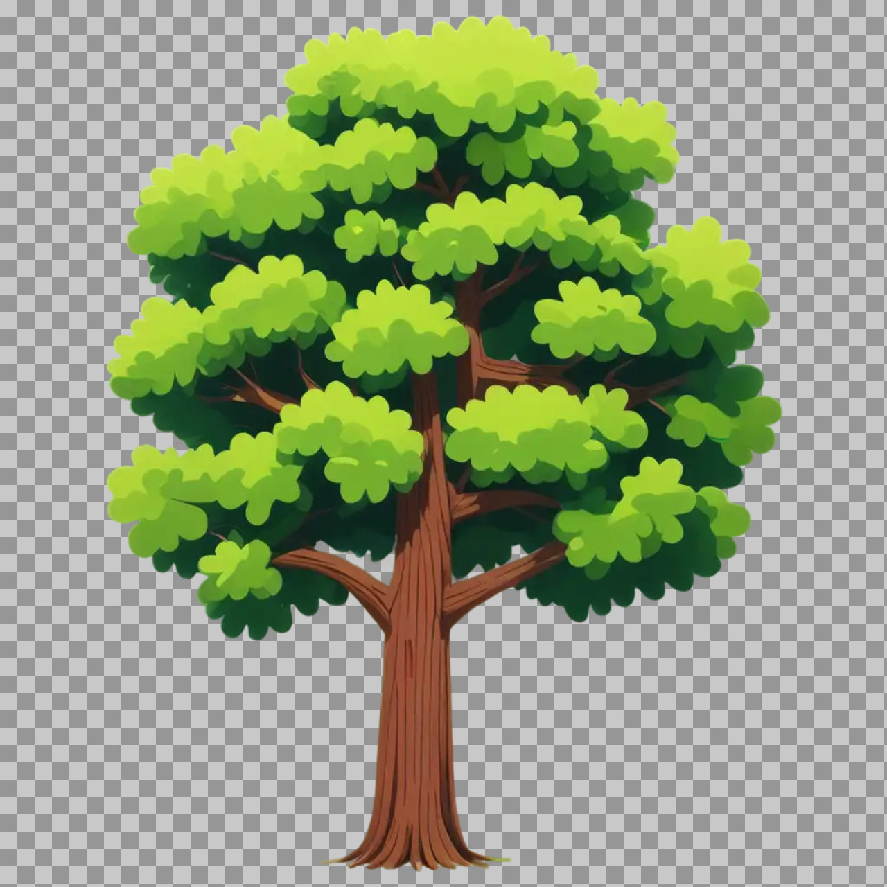 Cartoon Tree PNG | Free Transparent Clipart Illustration...