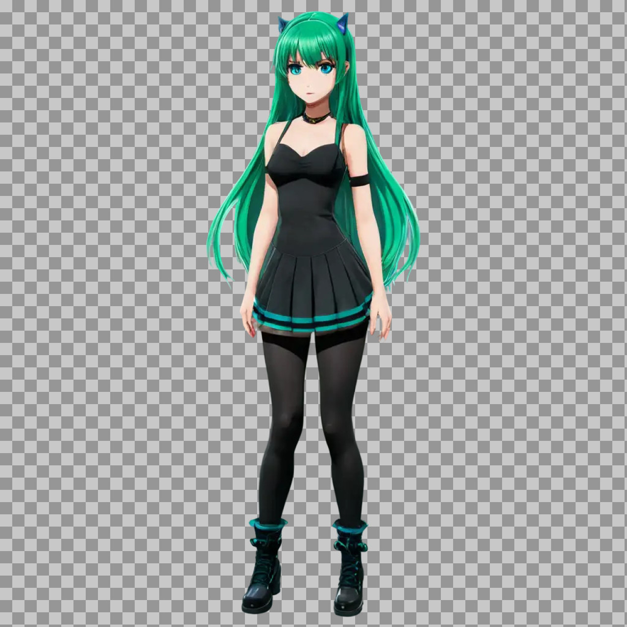 Anime Cat Girl PNG | Free Character Illustration Download...