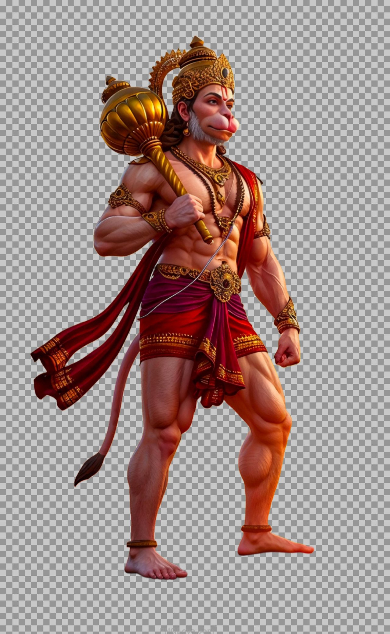 Mahaveer Hanuman PNG image download