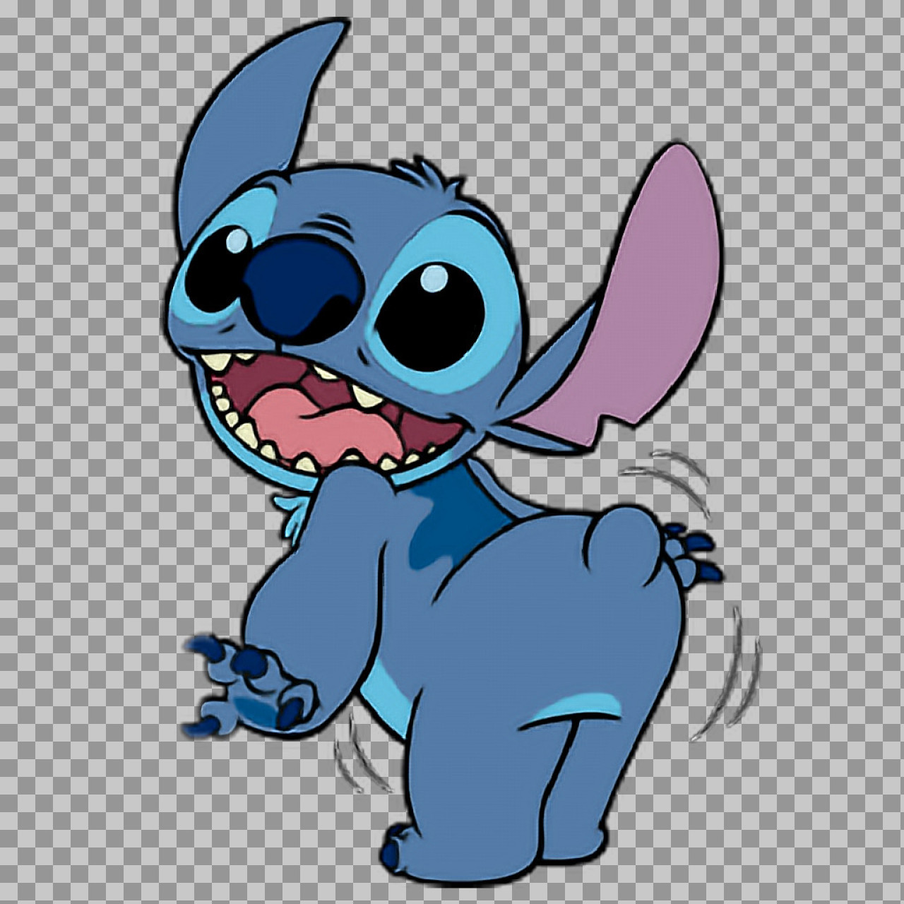 Funny Stitch Shaking Butt PNG | Transparent Disney Clip Art...