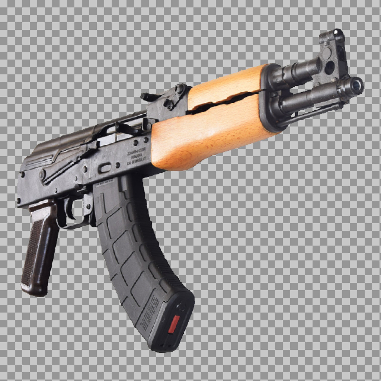 Draco AK Pistol PNG | Firearm with Transparent Background...