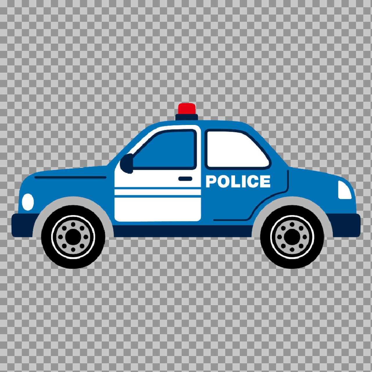 Cartoon Police Car PNG Clipart Illustration...