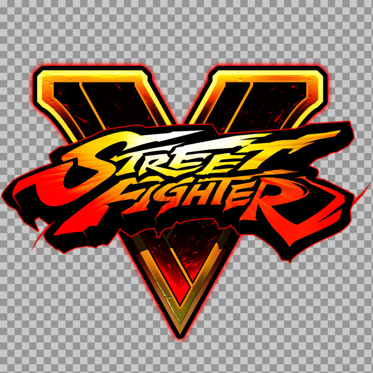 Street Fighter V Logo PNG | Official SFV Game Emblem...