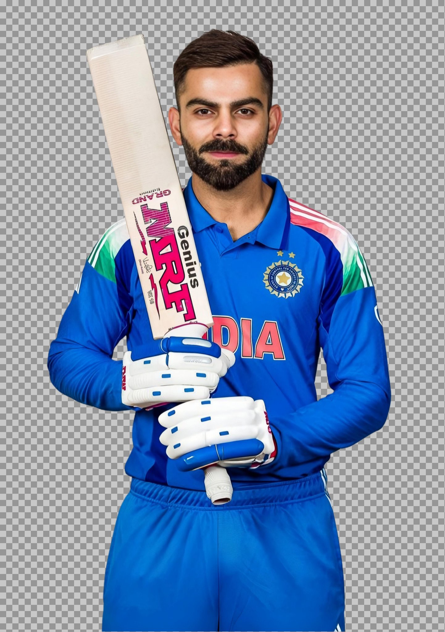 Cricketer Virat Kohli PNG image download...