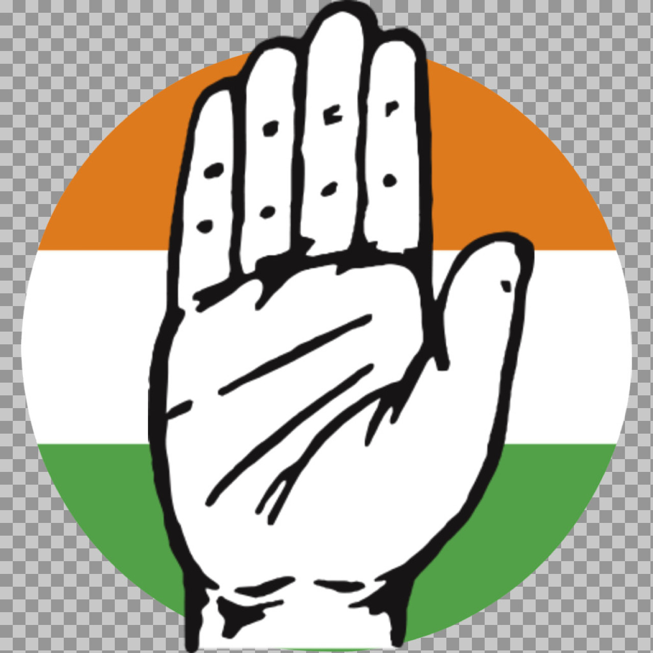Indian National Congress Logo PNG | INC Hand Symbol...