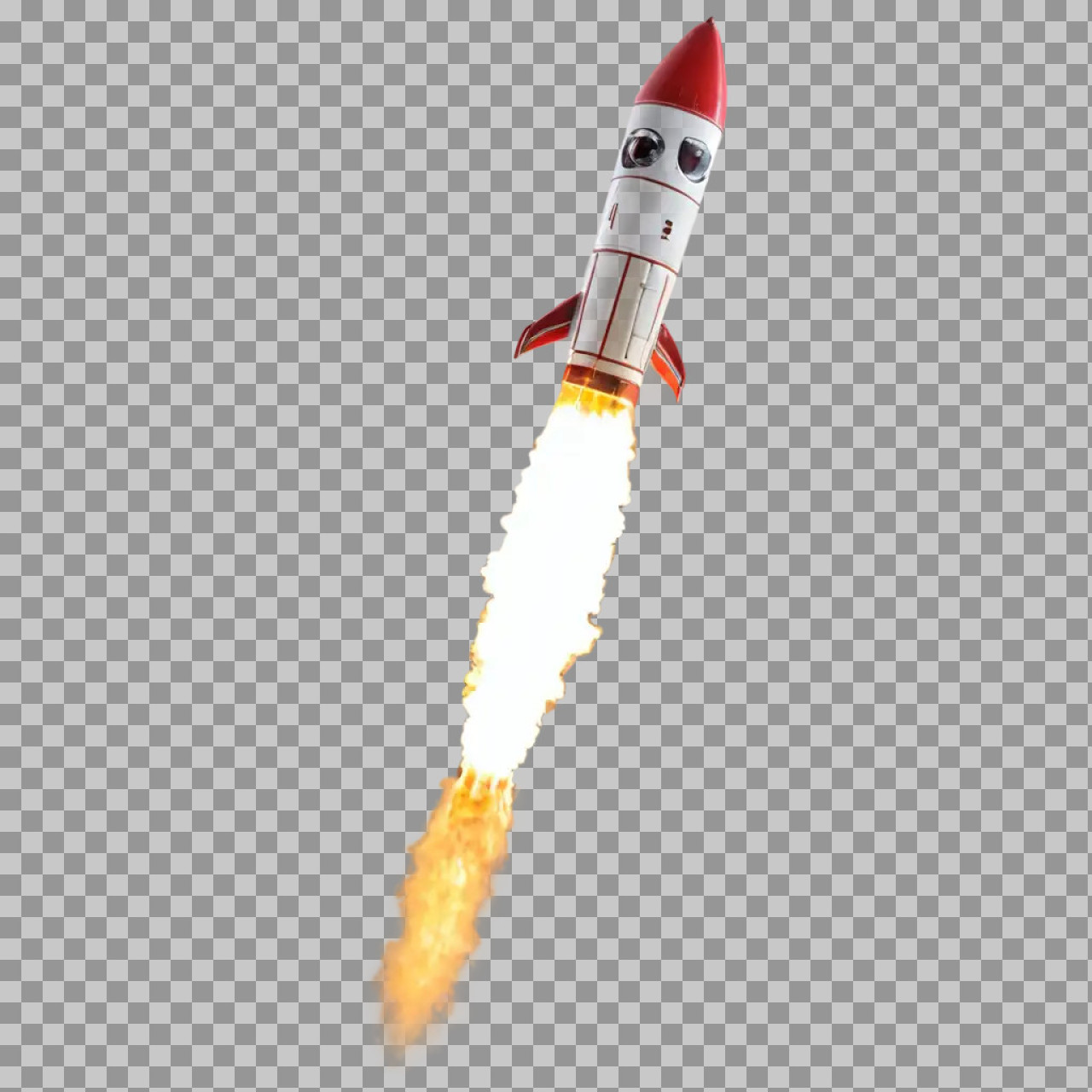 Cartoon Rocket Launch PNG | Free Transparent Clipart...