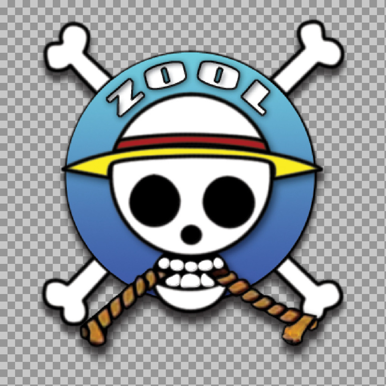 ZOOL One Piece Logo PNG - Custom Jolly Roger
