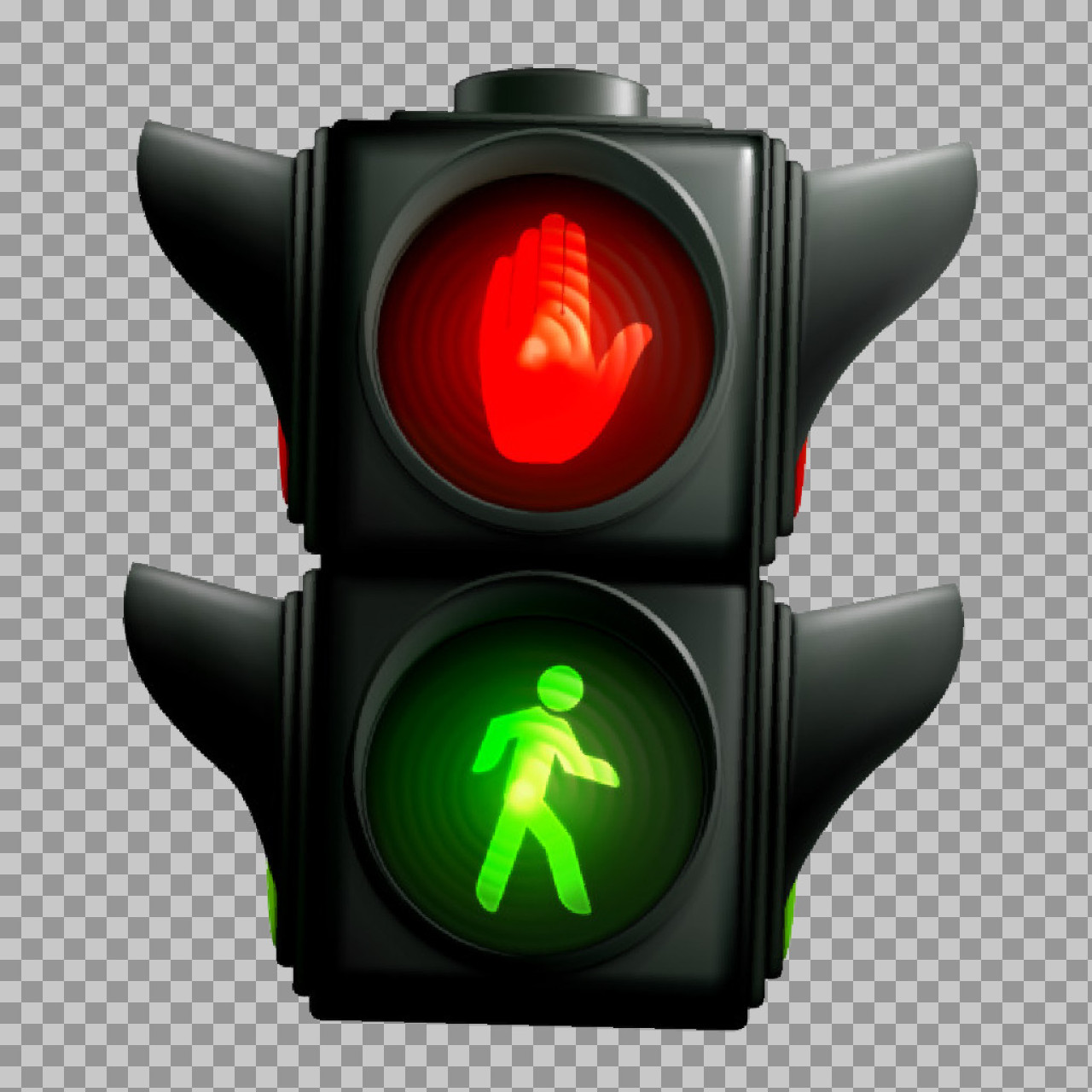 Pedestrian Crossing Signal PNG | Walk & Don