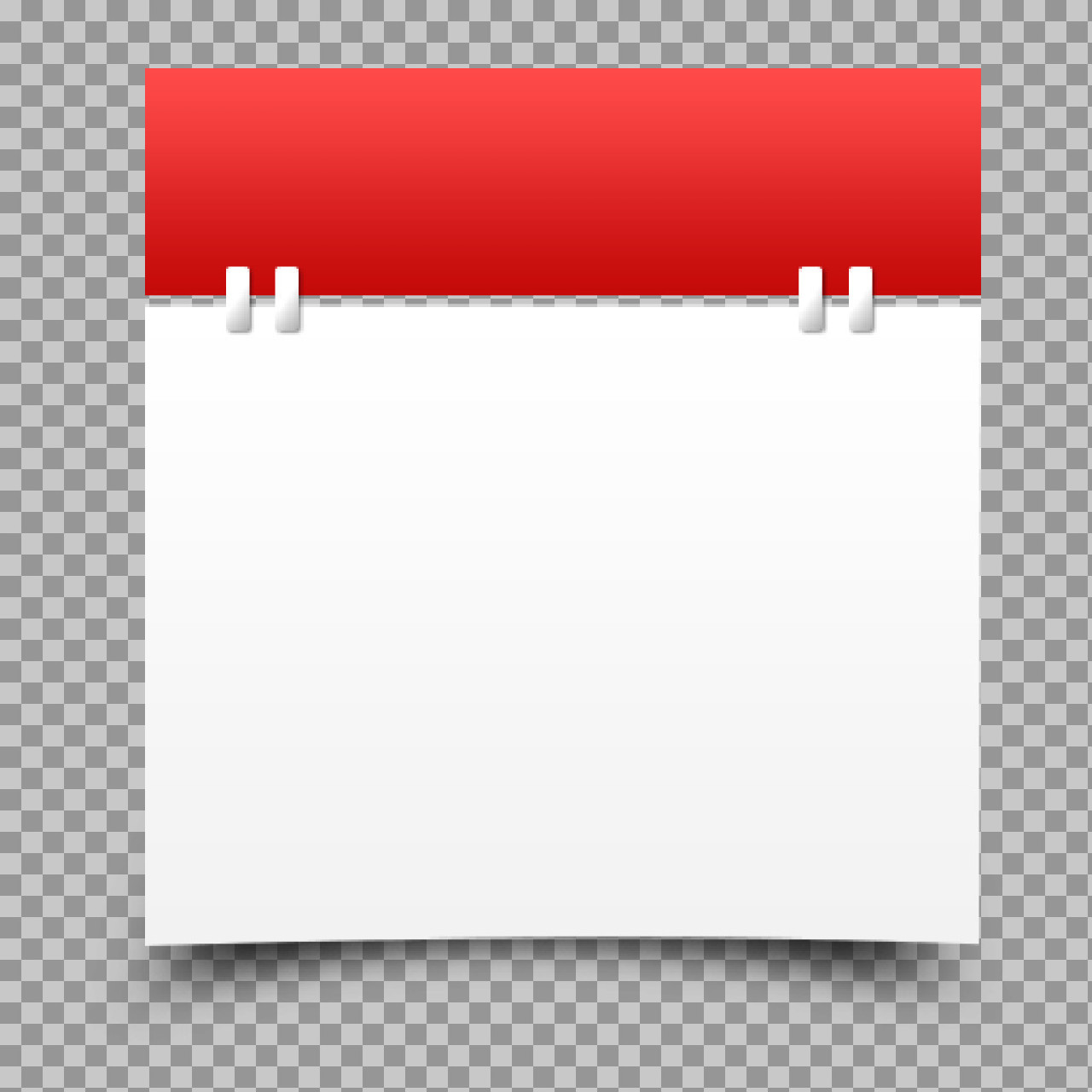 Blank Calendar PNG | Date & Schedule Icon Template...