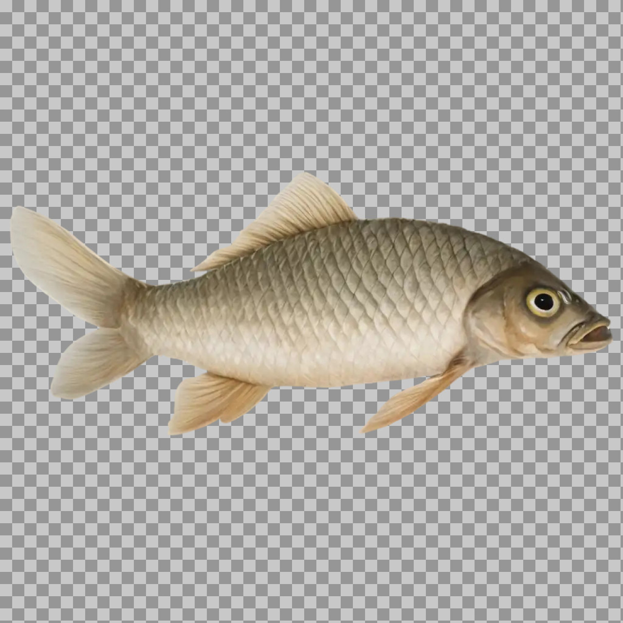 Fresh Carp Fish PNG | Isolated Aquatic Animal Photo...